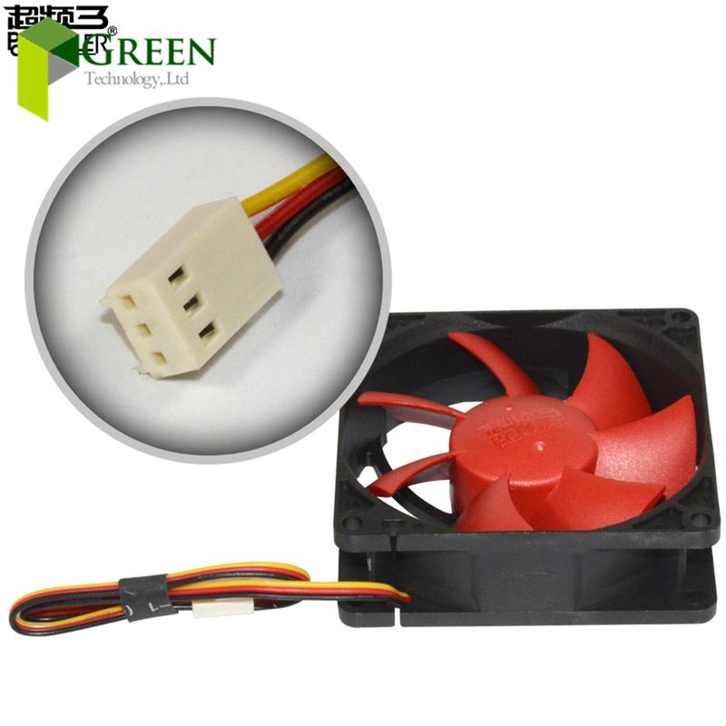 New MINI DC12V Silent 80MM  8025 80*80*25MM 8*8*2.5CM  Chassis Fan  Hydraulic Bearing Computer Case Fan 3pin