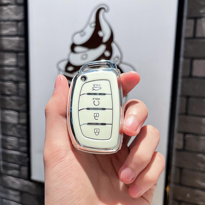 Car Remote Key Case Cover Protect Shell Fob For Hyundai Creta Ix35 Ix45 I10 I30 I40 Tucson Santa Fe Rena Sonata Elantra Azera