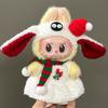 YWHOLA Doll Clothes Christmas Suits 1-3 Generations Cartoon Toy Dolls-Excluding Shoes Plastic Polyester Material 17cm Size 1:3