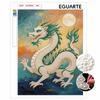 DIY Pearl Art Dragon Painting Kit 5D Crystal Rhinestone Embroidery for Bedroom Living Room Wall Decoration Handmade Craft