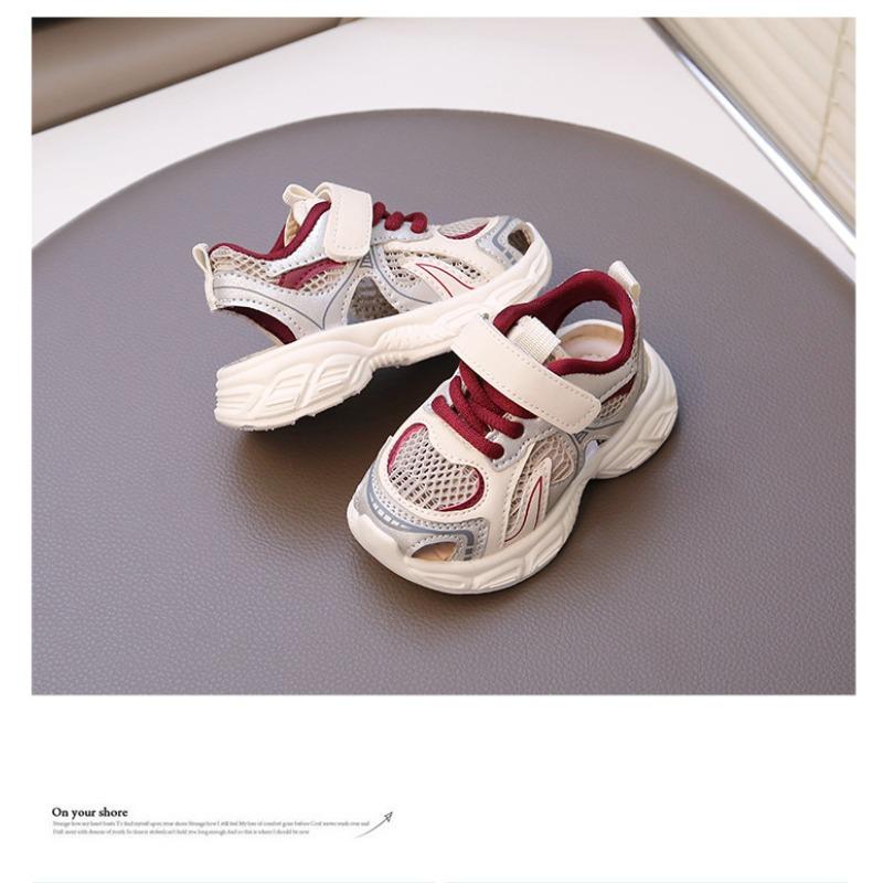 Summer new children's shoes baby sports shoes boys dad shoes girls breathable mesh shoes children soft sole