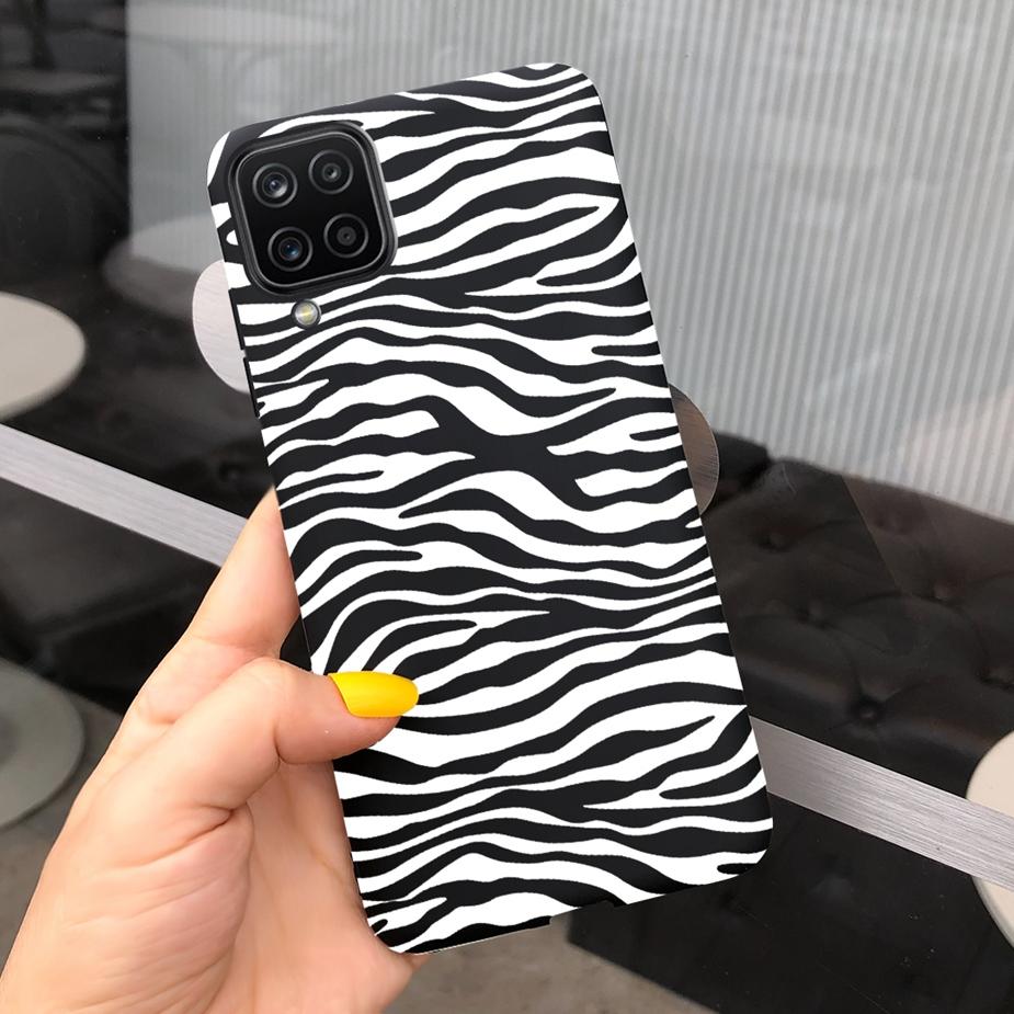 Für Samsung Galaxy A12 Hülle M12 F12 Cue Süßigkeiten Bemalte Abdeckung Weiche Silikon Handyhülle Für Samsung A12 M 12 GalaxyA12 Coque Bumper