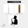 FORESTONE Traditional Alto Saxophone Reeds [Hardness: MS Medium Soft]