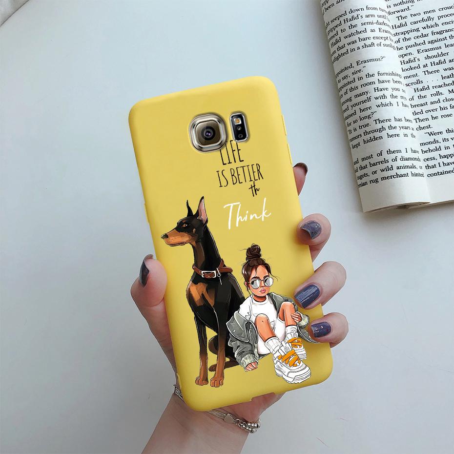 For Samsung Galaxy S7 egde case Cover for Samsung Galaxy S6 edge Case for Samsung S7 S6 G920F SM-G925F Cover Cute Silicon Fundas