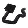 Black Gutter Downspout Extensions Catch Basin Low Profile Downspout Extender Catch Basin Downspout Extension