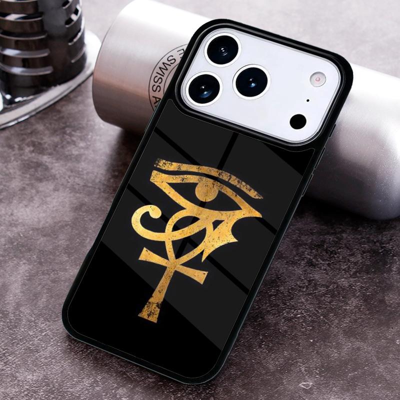 Egyptian Eye Of Horus Phone Case For iPhone 17 16 15 14 13 12 11 Pro Max Plus 17Air Soft Silicone Cover