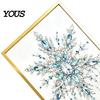 Holiday Decoration Making Sets DIY Jewelry Faux Pearl Art Painting Kit with Frame, Christmas Handmade Festive Wall Crystal Gem Craft Set for