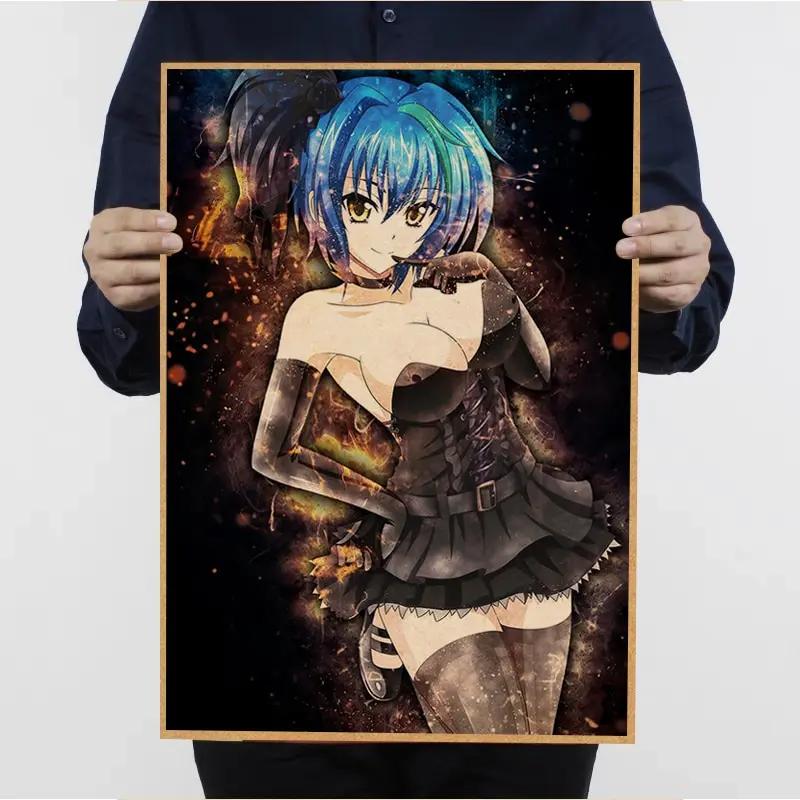 

Японское аниме High School Dxd плакаты для декора стен плакат винтажное искусство холст для украшения стен дома для декора комнаты 21cm×30cm NoFrame