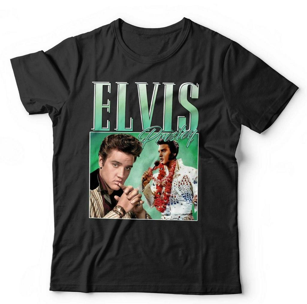 T-shirt Elvis Presley Apprezzamento Unisex Omaggio Ritorno al Passato Addio al Celibato Nubilato Divertente