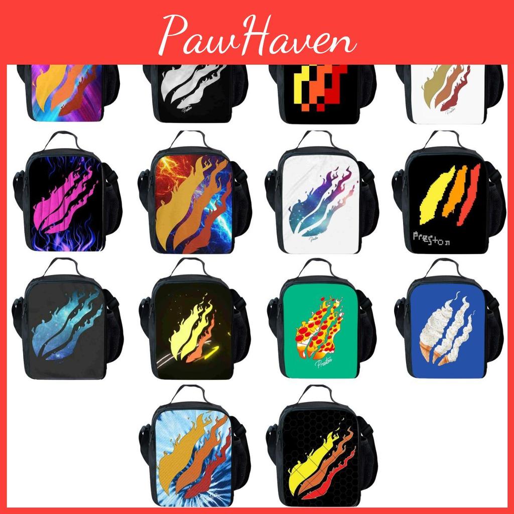 Preston Large Capacity Portable Aluminum Foil Insulation Bag For School Lunch Keep Your Food Cool Or Warm All Day