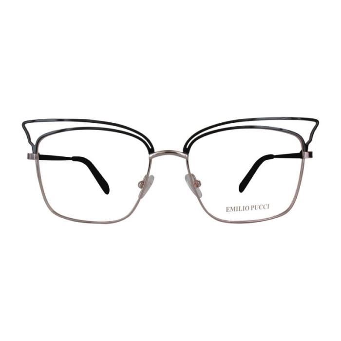 Lunettes de vue - EMILIO PUCCI - EP5122-028-53 - Métal - Argent - Taille 53mm