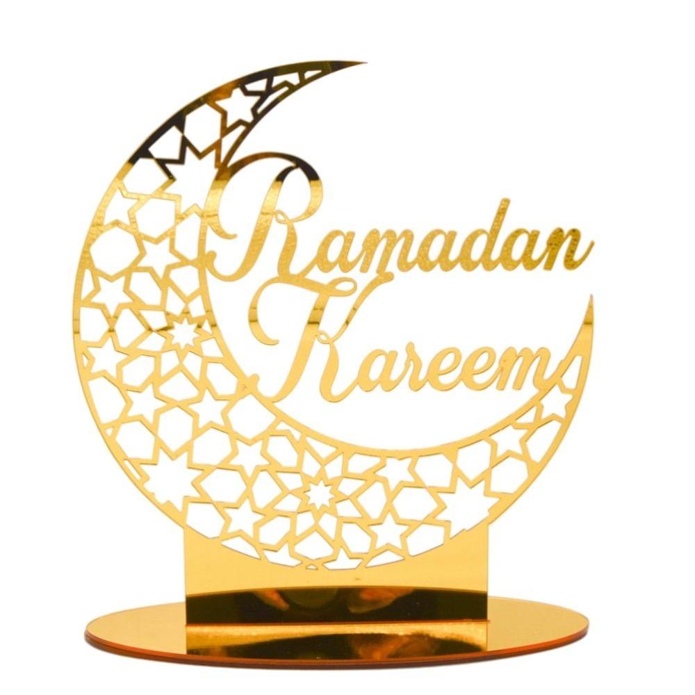 Middle Eastern Style Ramadan Decorations Eid Mubarak Acrylic Ornament  Cultural Festival Decor
