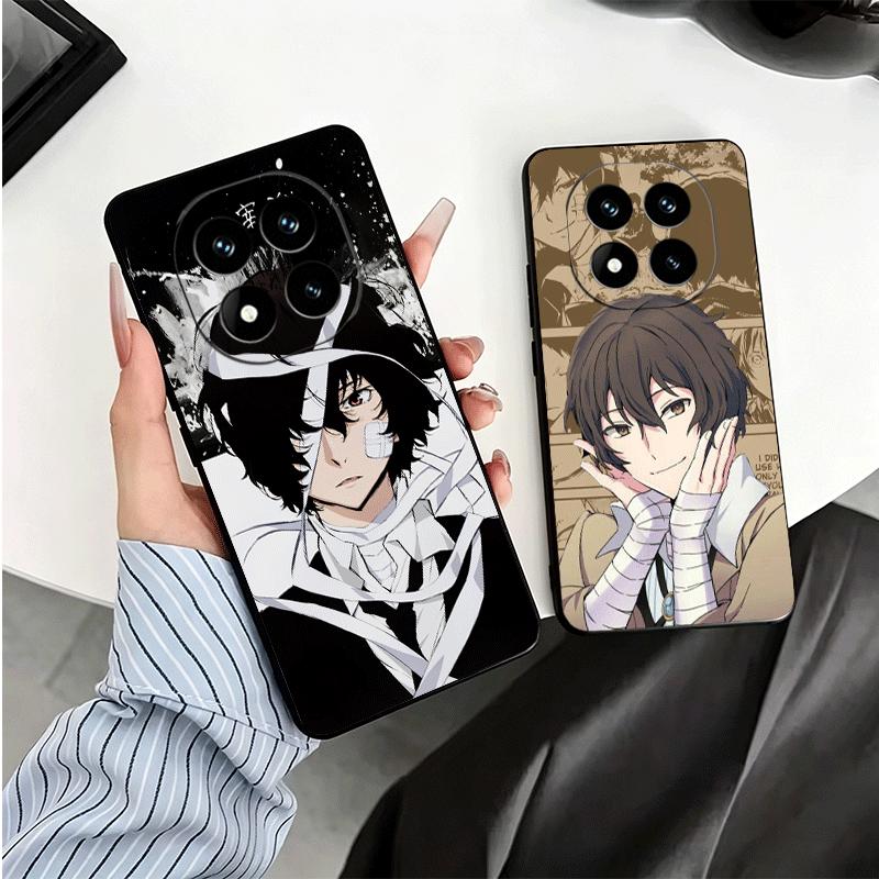 Bungo Stray Dogs Dazai Soft Phone Case for Xiaomi Redmi Note 12 13 14 15 Pro Plus 11 12S 11S 11T 10 4G Black Cover Back Shell
