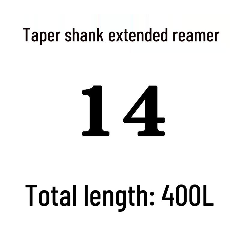 Extra Long High-Speed Steel Taper Shank Machine Reamer for Deep Holes, Sizes 16, 18, 20, 22, 24, 25, 30, 40