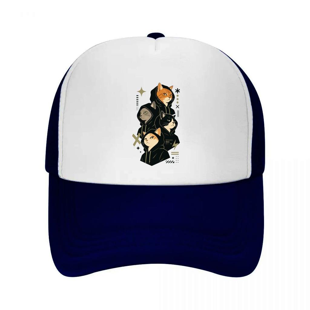 Street Cats Minimal Logo Portrait Mesh Baseball Cap Casual Hat Outdoor For Womens Unisex FeUnisex