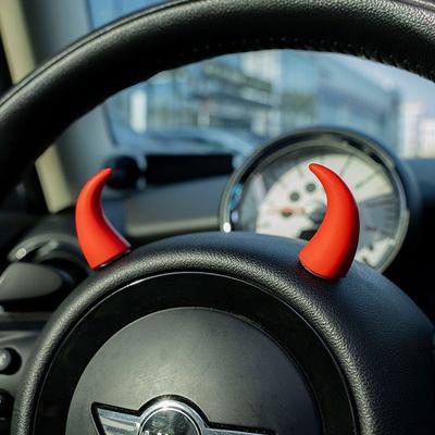 Car Decorations Devil's Corner  Steering Wheel Creative Decoration Dashboard Personality Ornaments Car Interior