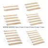Acrylic Wooden Display Stand Shelf Glasses Cosmetic Doll Ladder Riser Stand