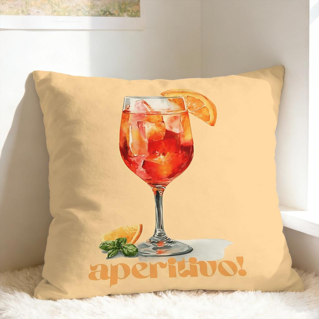 Federa Aperols Spritz Federa Comoda per Divano Camera da Letto Decorazione Casa Federe Moderne