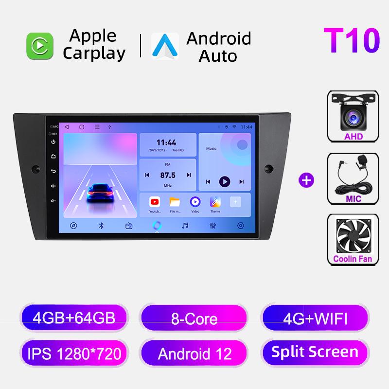 Wireless CarPlay For BMW 3 Series E90 E91 E92 E93 2006-2012 Multimedia Video Player WIFI Navi GPS Android Auto Stereo Autoradio