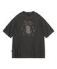 CPGN STUDIO Rose Kitty Pigment Short Sleeve Tee Smoke Black