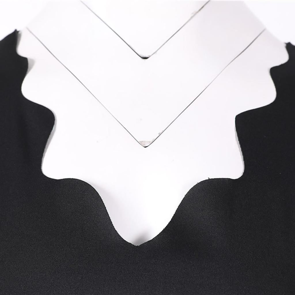 Women Vintage Long Sleeve Christmas 1950s Housewife Evening Party Prom Dress