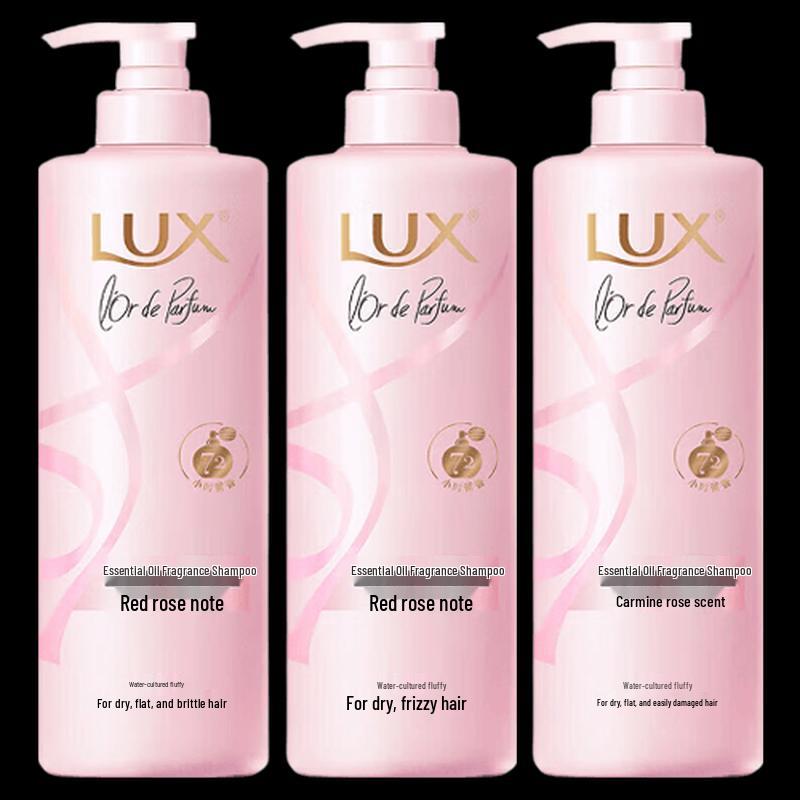 LUX Rose Fragrance Volumizing Shampoo Family Pack