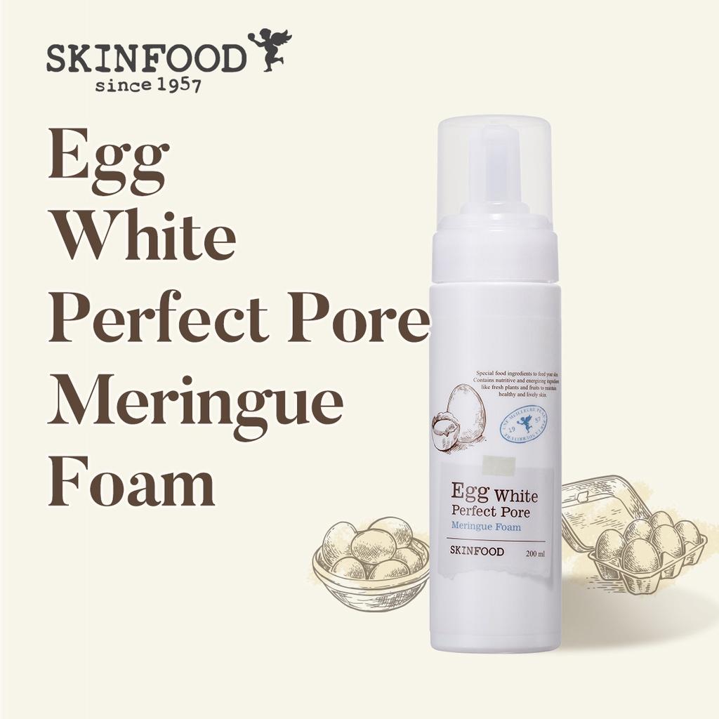 

SKINFOOD Egg White Perfect Pore Meringue Foam 200ml Очищающее средство для лица