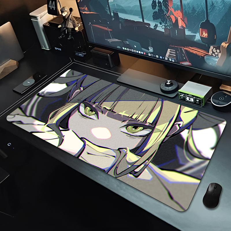 Toga Himiko My Hero Academia Chica Kawaii Alfombrilla para Ratón Portátil Grande Oficina Anime Alfombrilla para Ratón Caucho Natural Sobredimensionada Teclado Alfombrilla de Escritorio