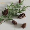 100 st Konstgjorda Växter Falsk Tallkotte Jul För Festival Bröllopsfest Hem Gåva Navidad