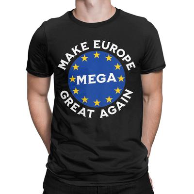 Men Women Make Europe Great Again Shirt Pure Cotton Fashion T-Shirt  Top Clothing