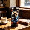 Sweat Free Stainless Steel Mug 40oz Witch Tumbler, Halloween Gothic Cup Durable Travel Tumbler for Commuting with Handle, Insulated Coffee Cup, Gifts