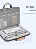 15-Inch Shockproof, Wear-Resistant Laptop Bag with 180° Full Opening and Logo Print
