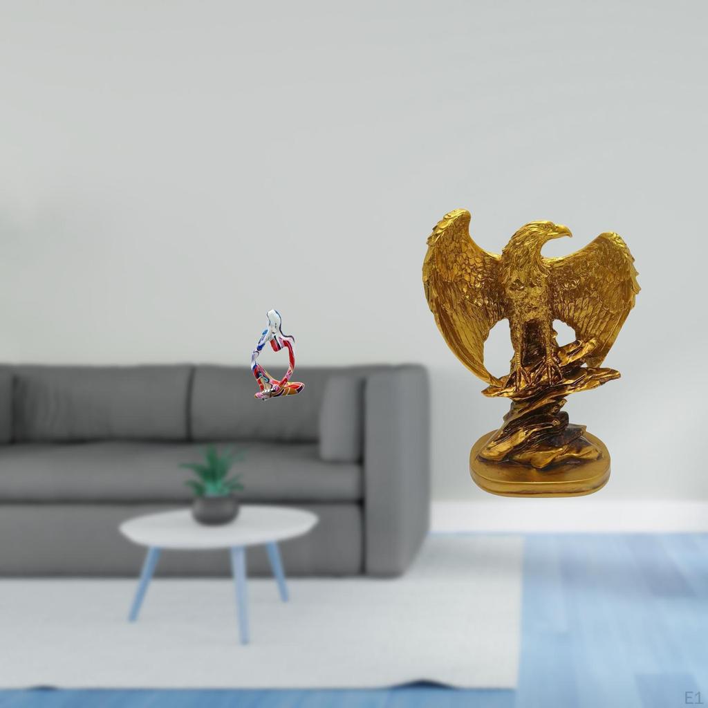 Abstract Thinker Resin Figurine Sculpture Ornament for Desktop Bedroom Office Bookshelf Home Shop