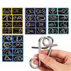 Teaser Puzzles Ring Educational Toys 32pcs/set Metal Brain Teaser Puzzles Educational Toys Party Favors For Home School Travel