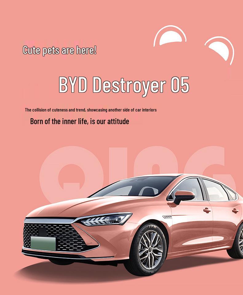 2023 BYD Destroyer 05 Champion Edition Car Seat Cover: Semi-Wrapped, All-Season Cushion.