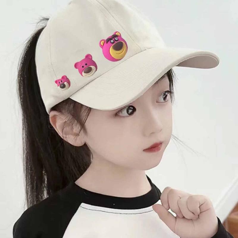 Butterfly Pink Kids Baseball Cap With Sun Protection And Breathable Polyester For Summer Outdoor Use