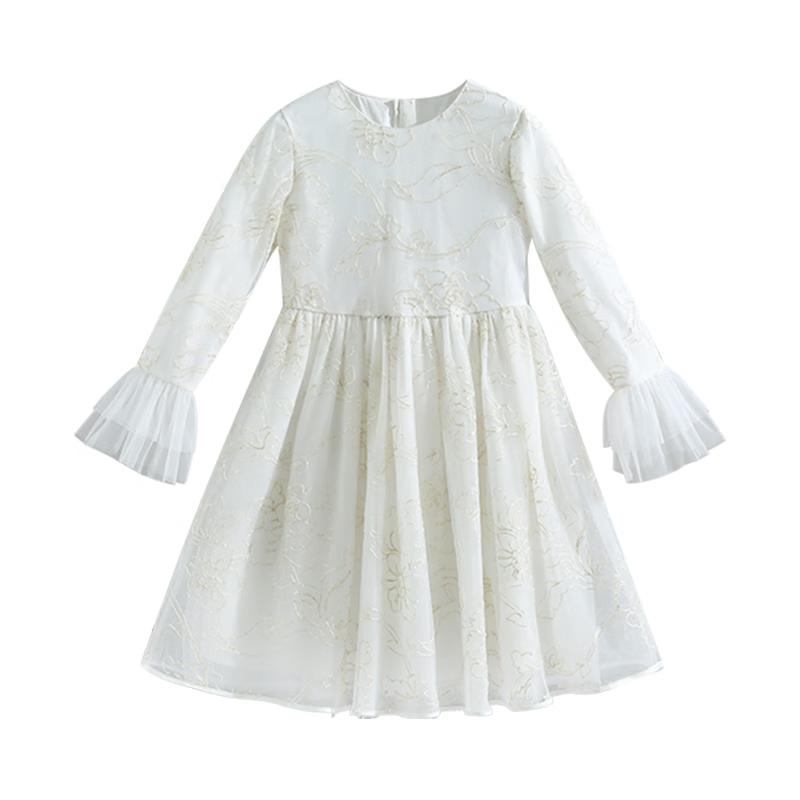 YEEHOO Girls Embroidered Princess Dress 160