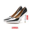 Korean Style Patent Leather Stiletto Heels - Sexy, Pointed Toe, Women's Fairy Style Shoes