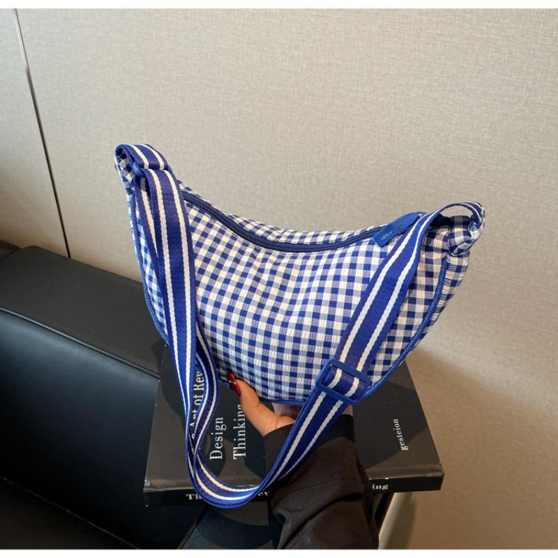 New fashion versatile dumpling bag nylon bag messenger bag canvas bag shoulder bag women's satchel bag