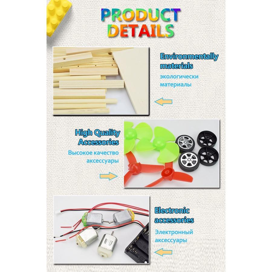 Zestaw szkolny do montażu łodzi Nauka Edukacja STEM Zabawki naukowe dla chłopców Zestaw do eksperymentów naukowych dla dzieci Zabawki edukacyjne dla dzieci