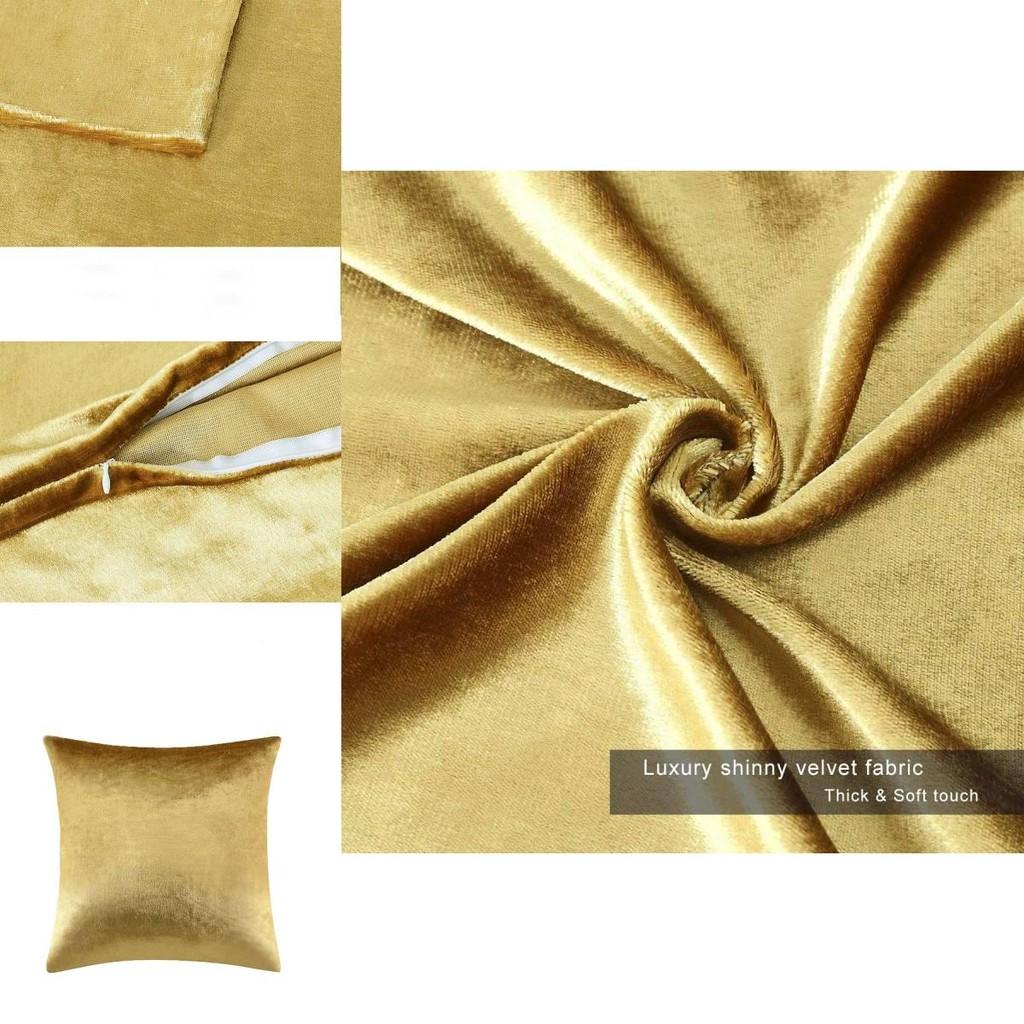 High-quality Polyester Velvet Cushion Cover Available In Various Sizes And Rich Color Options