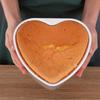 Round Heart-Shaped Cake Mold Aluminium Alloy Non-Stick Cake Pan Mousse Tray Baking Mold Removable Bottom Cake Decorating Tool