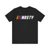 Nasty Racing Logo T Shirt | Funny NASCAR-Inspired Tee | Unisex Graphic T Shirt for Motorsports Fans