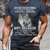 2024 New Animal T-Shirt For Men's Lion Tiger Wolf Printed Oversized T-Shirt Summer Men's Short Sleeve Tops Hawaii