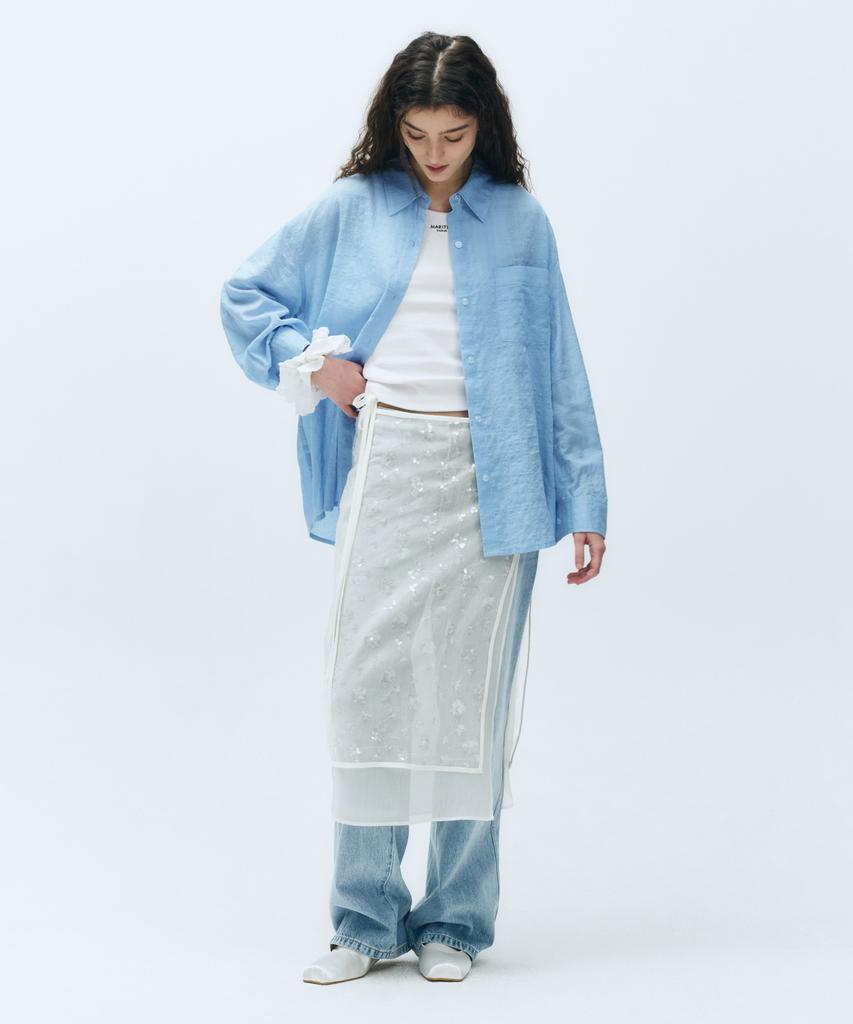 Malittepeulangsowajeobeo W Layered Skirt Ivory