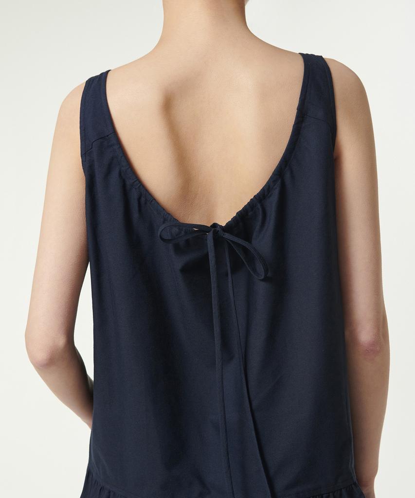 Musinsa Standard Woman Women'S Cotton Tiered Mini Dress [Navy]