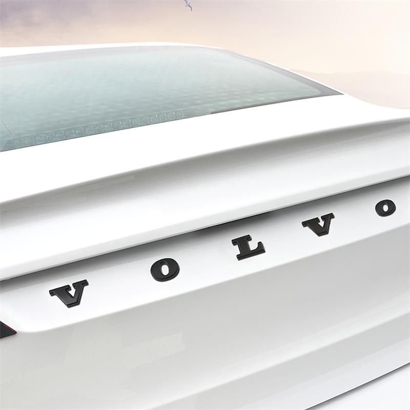 Volvo Car Letter Badge Auto Trunk Metal Stickers For Volvo Xc60 Xc90 V40 V60 S60 V50 V90 S80 C40 XC40 V70 XC70 C30 C70 Rdesign