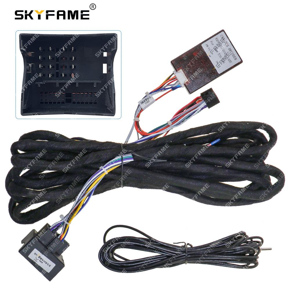 SKYFAME 12.3/9/7 Inch Car Frame Fascia Adapter Canbus Box Decoder Android Radio Dash Fitting Panel Kit For BMW E46 3 Series M3