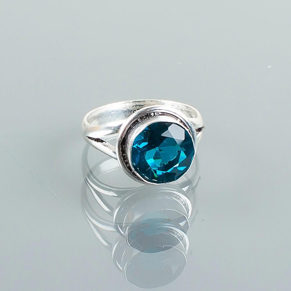 Blue Apatite Gemstone 925 Sterling Silver Jewelry Handmade Ring Gift For Women RR-11-12