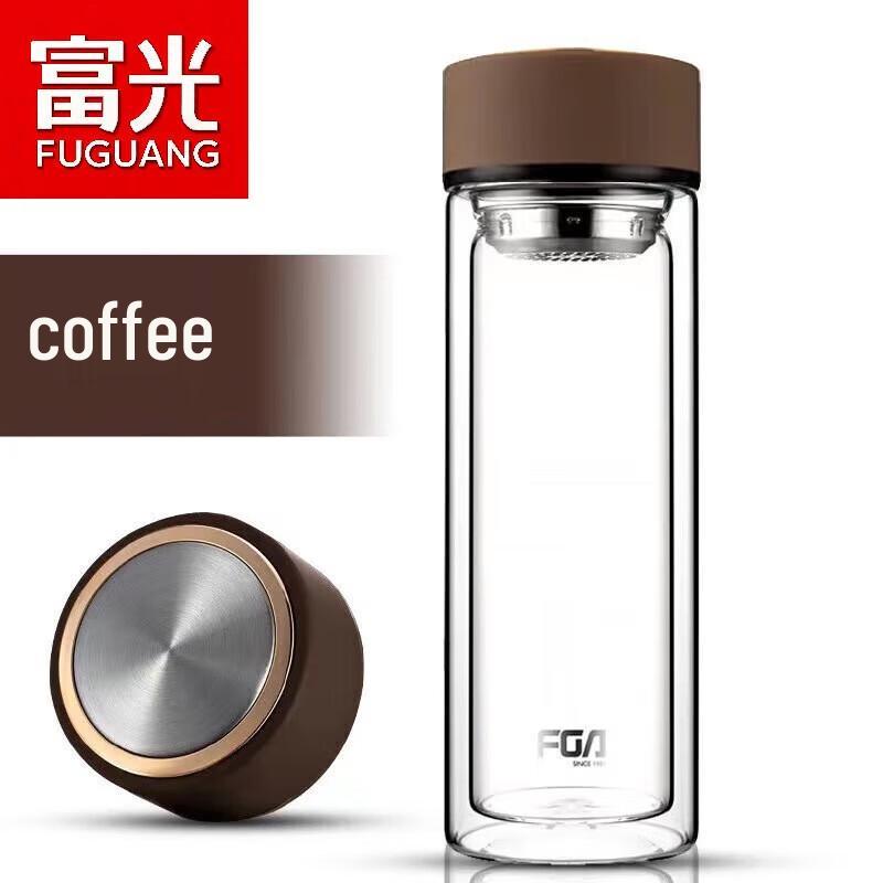 Fuguang Double-Layer Glass Tea Cup